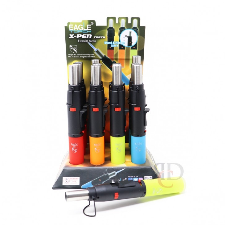 EAGLE TORCH 8''XPEN TORCH WITH EXTENDED NOZZEL PT133XP 12 Count