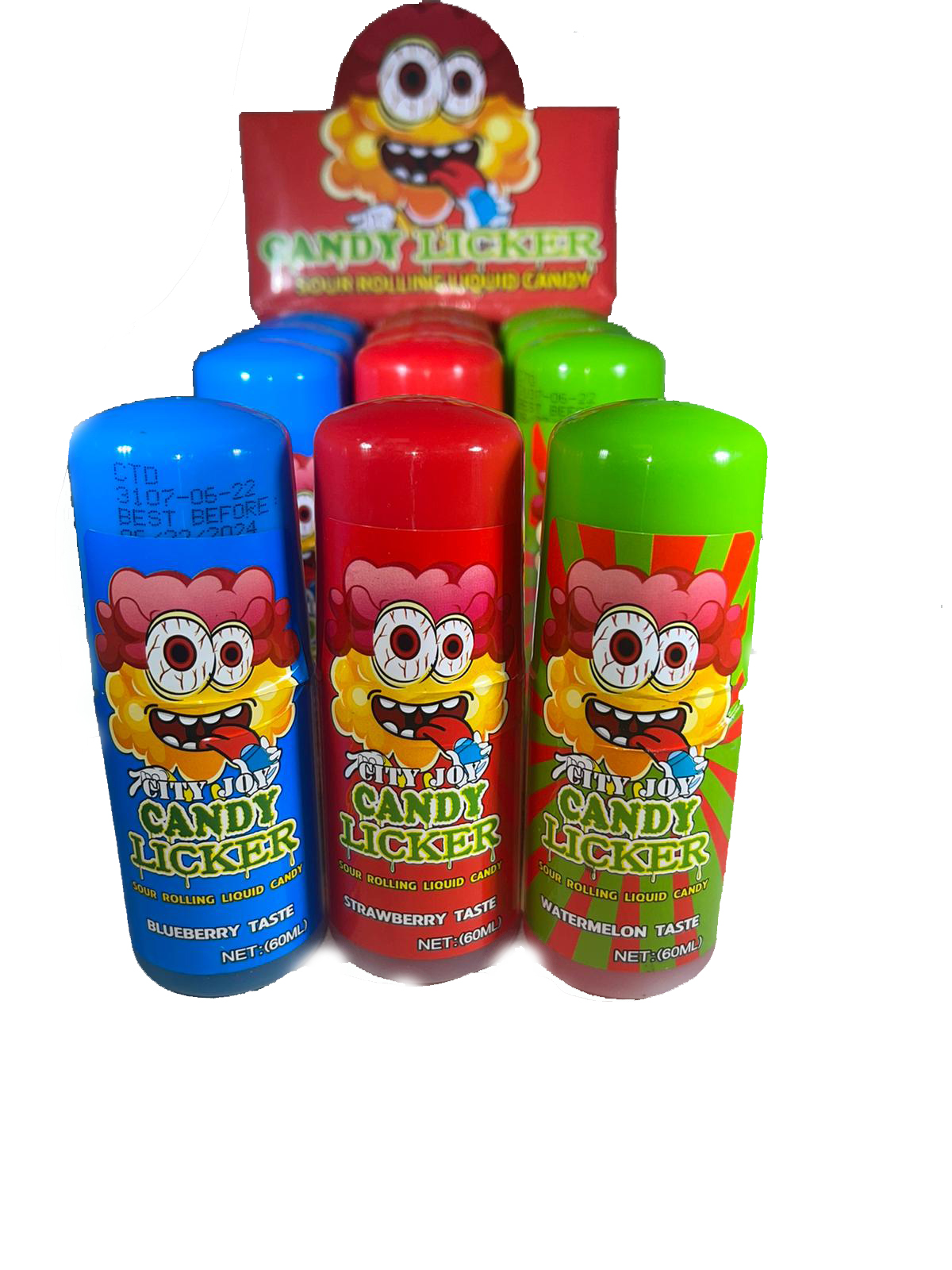 CANDY LICKER CITY JOY (SMACKER CANDY) 60ML 12CT Indiana Import LLC