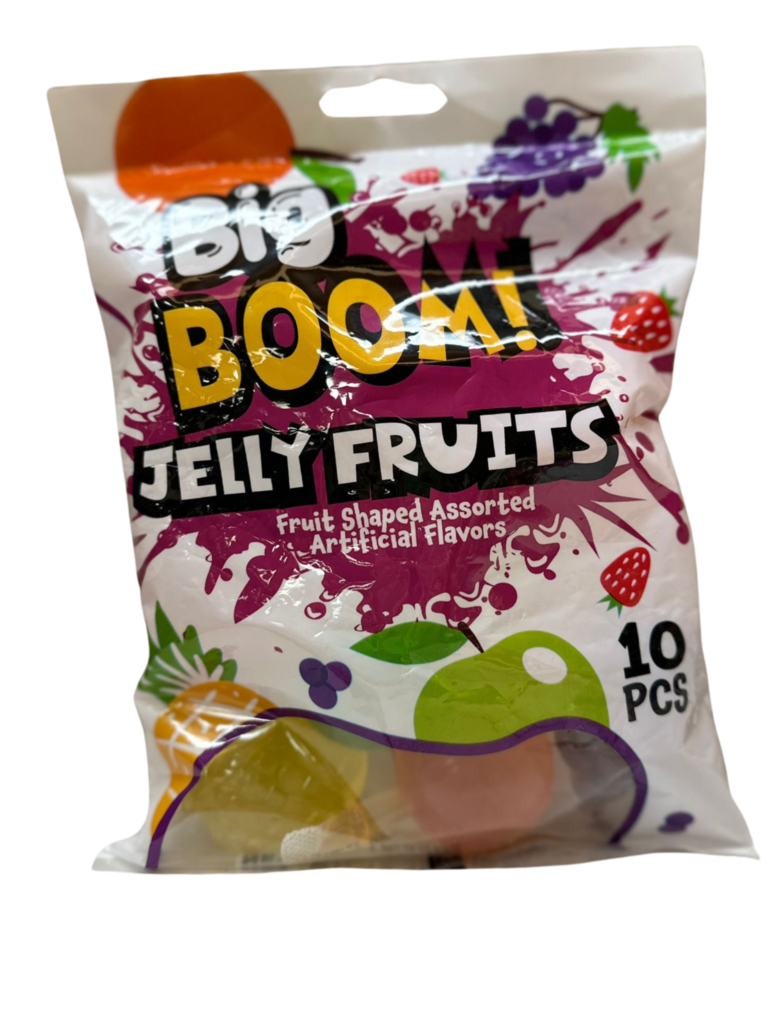 KIDS BOOM BIG BOOM JELLY FRUITS 350G 24CT/10PCS Indiana Import LLC